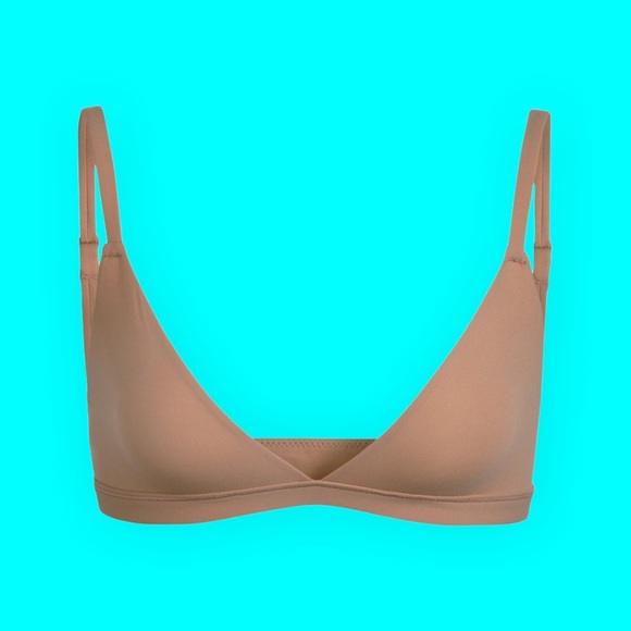 SKIMS TRIANGLE BRALETTE NWT SIENNA - Picture 1 of 3